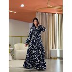 Vestido Valentina Azul Marinho