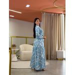 Vestido Valentina Azul Bebe