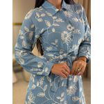 Vestido Valentina Azul Bebe