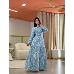 Vestido Valentina Azul Bebe