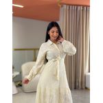 Vestido Valentina Creme