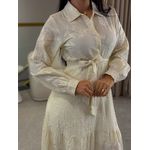 Vestido Valentina Creme