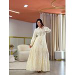 Vestido Valentina Creme