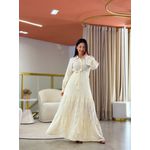 Vestido Valentina Creme
