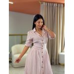 Vestido Mila Rose E Branco 