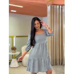 Vestido Marina Xadrez Preto