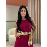 Vestido Diana Marsala