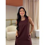 Vestido Diana Marrom