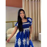 Vestido Carol Azul