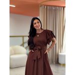 Vestido Suelen Café