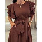 Vestido Suelen Café