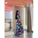 Vestido Clarice Azul Tucano