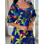 Vestido Clarice Azul Tucano
