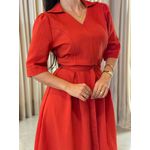 Vestido Nicole Terracota