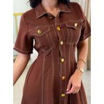 Vestido Tamara Marrom