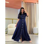 Vestido Tamara Azul Marinho