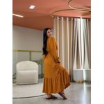 Vestido Taina Caramelo