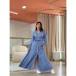 Vestido Larissa Azul Poá