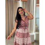 Vestido Flora Rose E Off White