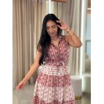 Vestido Flora Rose E Off White