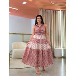 Vestido Flora Rose E Off White