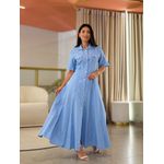 Vestido Maite Azul Bebe