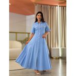 Vestido Maite Azul Bebe
