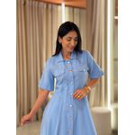 Vestido Maite Azul Bebe