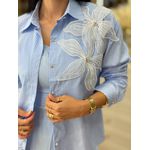 Camisa Penelope Azul Bebe