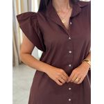 Vestido Eloa Marrom