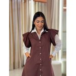 Vestido Eloa Marrom