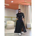 Vestido Rayssa Preto Poá