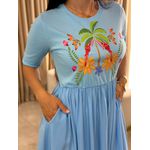 Vestido Kiara Azul Bebe