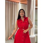 Vestido Isabel Vermelho
