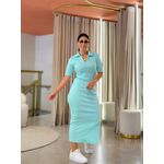 Vestido Celina Verde Agua