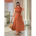 Vestido Marta Marrom