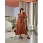 Vestido Marta Marrom