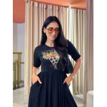 Vestido Kiara Preto Floral