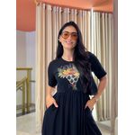 Vestido Kiara Preto Floral