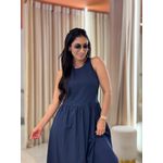 Vestido Kelly Azul Marinho