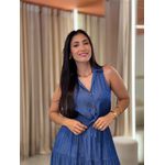 Vestido Iris Azul Jeans Claro