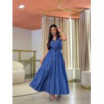 Vestido Iris Azul Jeans Claro