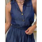 Vestido Iris Azul Jeans Escuro
