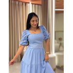 Vestido Carla Azul Bebe