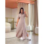 Vestido Fabi Caqui