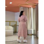 Vestido Aurora Vermelho E Branco