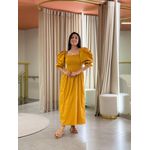 Vestido Thassia Mostarda