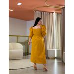 Vestido Thassia Mostarda
