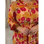 Vestido Farm Salmão