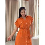 Vestido Luiza Laranja